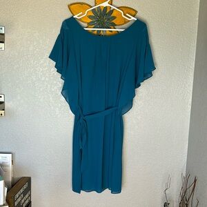 Teal Tie Dress